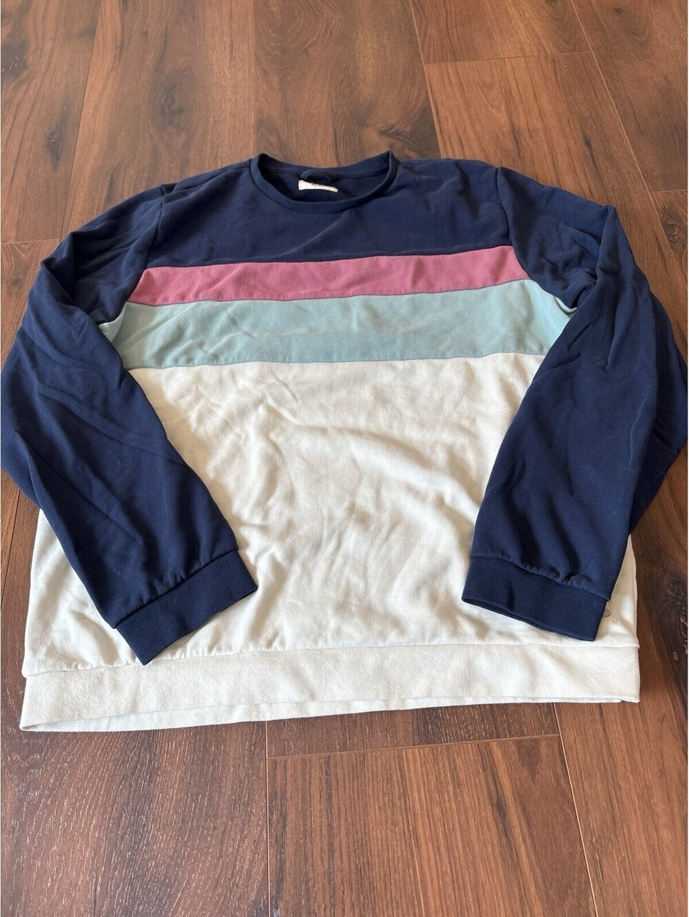 Marine Layer Men's XL Large Colorblock Jordan Sweatshirt Crewneck Pullover